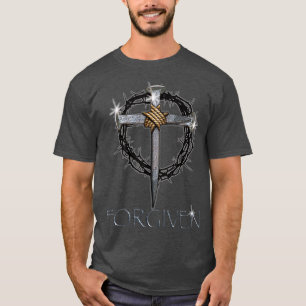 T-shirt Pardonné 3 Clous couronne d'épines