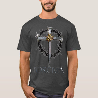 T-shirt Pardonné 3 Clous couronne d'épines