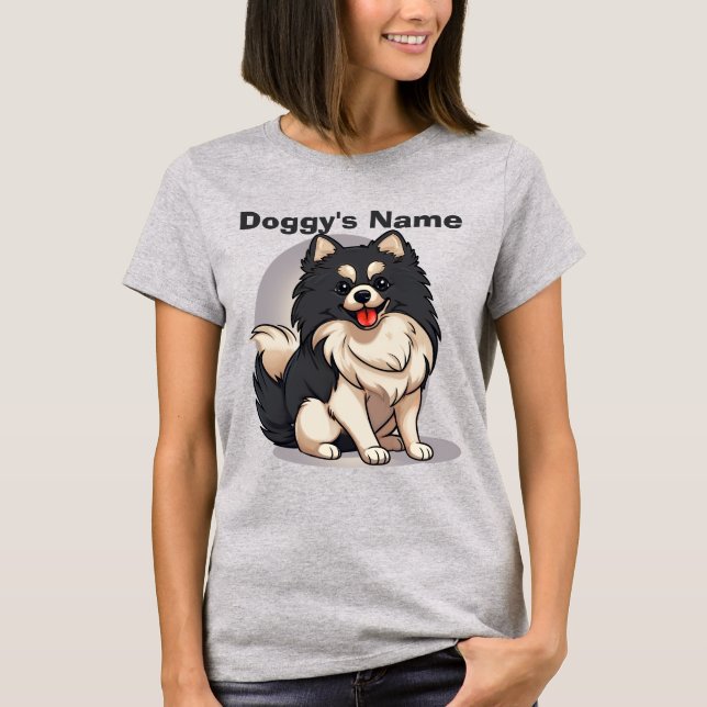T-shirt Parent de Poméranie (Devant)