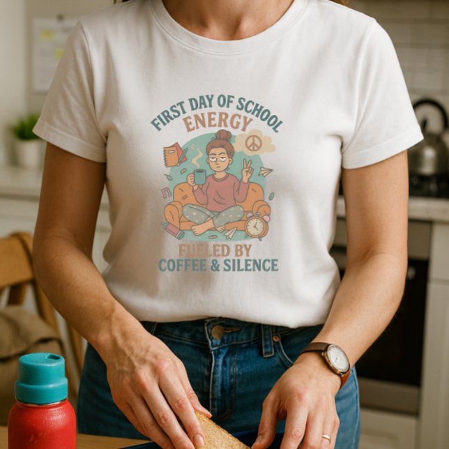 T-shirt Parent mignon et amusant; Premier jour de l'énergi (Créateur téléchargé)