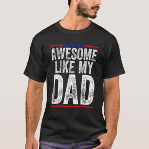 T-shirt Parents' Day Retro Vintage Awesome Like My Dad