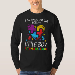 T-shirt Parents Maman Papa Bleu Pour Mon Petit Garçon Fils