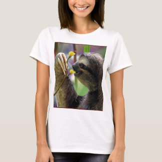 T-shirt Paresse d'arbre Trois-Bottée avec la pointe du