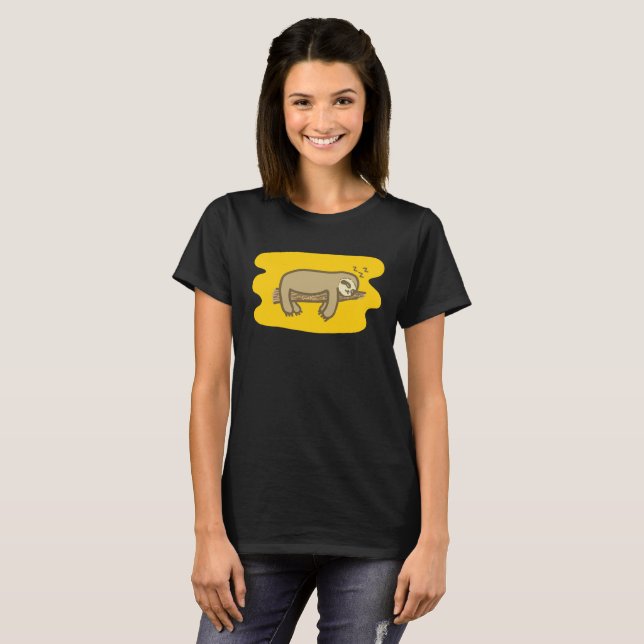 T-shirt Paresse somnolente (Devant entier)