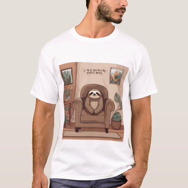 T-shirt paresseux (Devant)