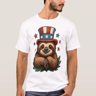T-shirt Paresseux 4 juillet