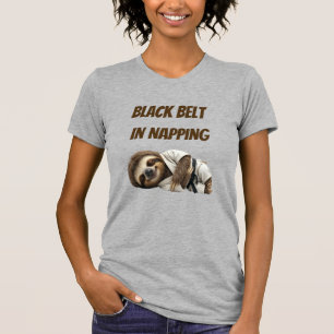 T-shirt Paresseux Ceinture Noire De La Sieste