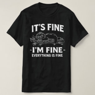 T-shirt Paresseux Drôle et Paresseux - Ça Va, Je Suis Fin