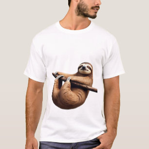 T-shirt Paresseux drôle sur un arbre � C'est bientôt vendr
