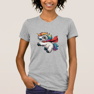 T-shirt Paresseux Licorne Drôle en Héros pour un Super-Hér