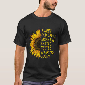 T-shirt Parfait Douce Vielle Dame Plus Comme Une Guerre Te