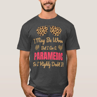 T-shirt Parfait Empreinte de léopard Cute Drôle Dire Cadea