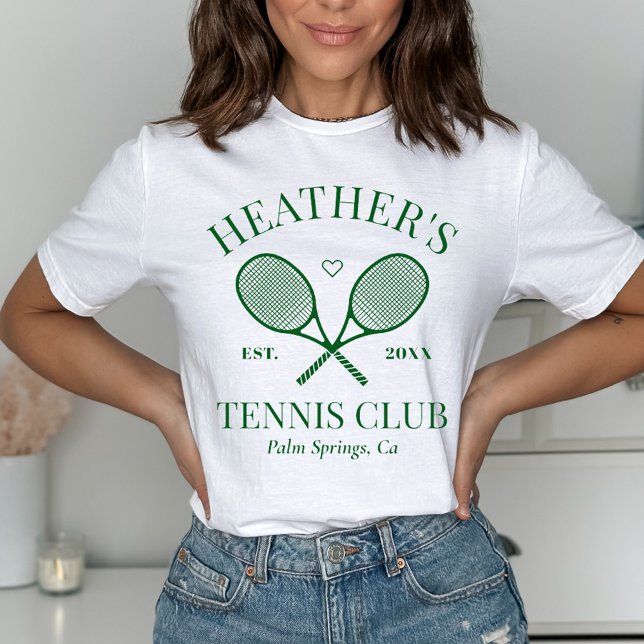 T-shirt Parfait Match Dernier Swing Tennis Club Bacheloret (Créateur téléchargé)