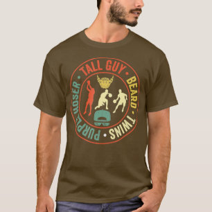 T-shirt Parfait pour les enfants mecTALL GUY BEARD TWINS P