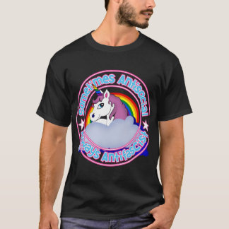 T-shirt Parfois amies antisociales