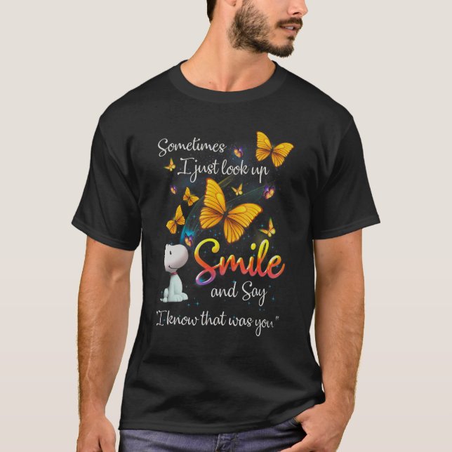 T-shirt Parfois, Je Cherche Juste Le Sourire Et Je Dis Que (Devant)