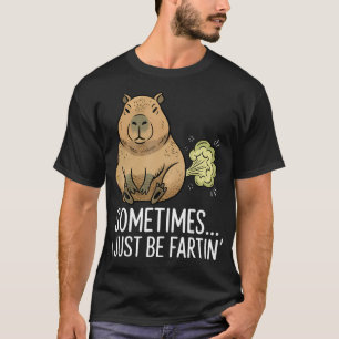 T-shirt Parfois Je Fais Juste Des Pets Drôle Capybara