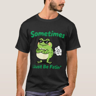 T-shirt Parfois je fais juste des pets drôles Grenouille V