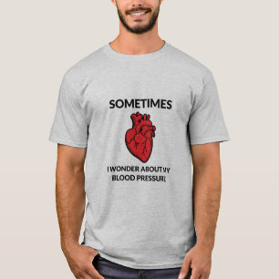 T-shirt Parfois, Je Me Demande À Propos De Ma Pression San