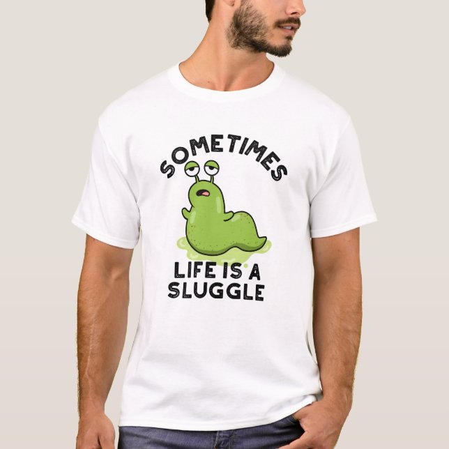 T-shirt Parfois, La Vie Est Un Jeu De Luge Amusant (Devant)