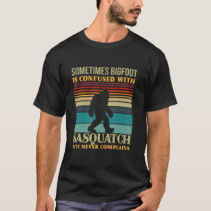 T-shirt Parfois Le Gros Pied Est Confondu Yeti Ne Se Plain