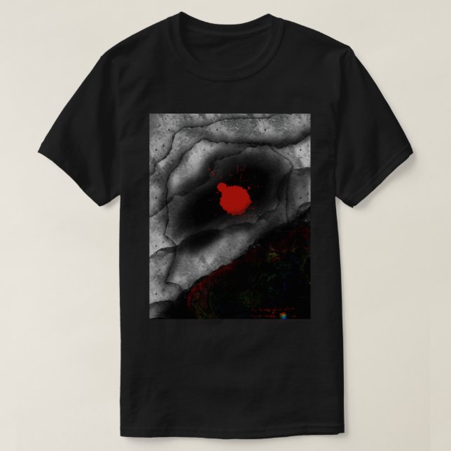 T-shirt Parfois, nous ne faisons que rêver l'arc-en-ciel (Design devant)