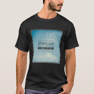 T-shirt Parfois nous sommes examinés