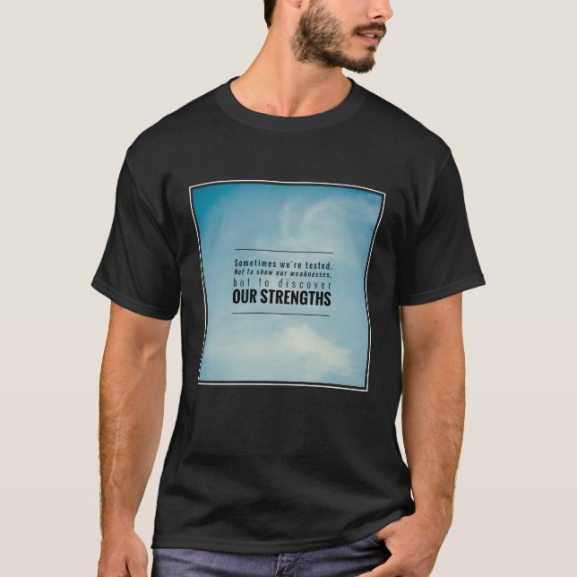 T-shirt Parfois nous sommes examinés (Devant)