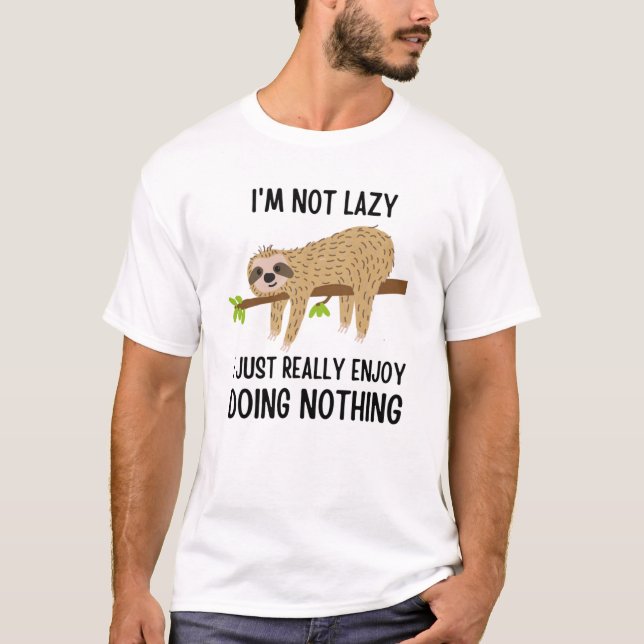 T-shirt Parfum azy ne faisant rien (Devant)