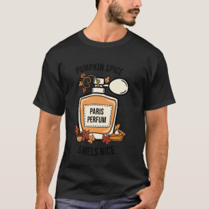 T-shirt Parfum de Paris à la citrouille épicée Automne Sai