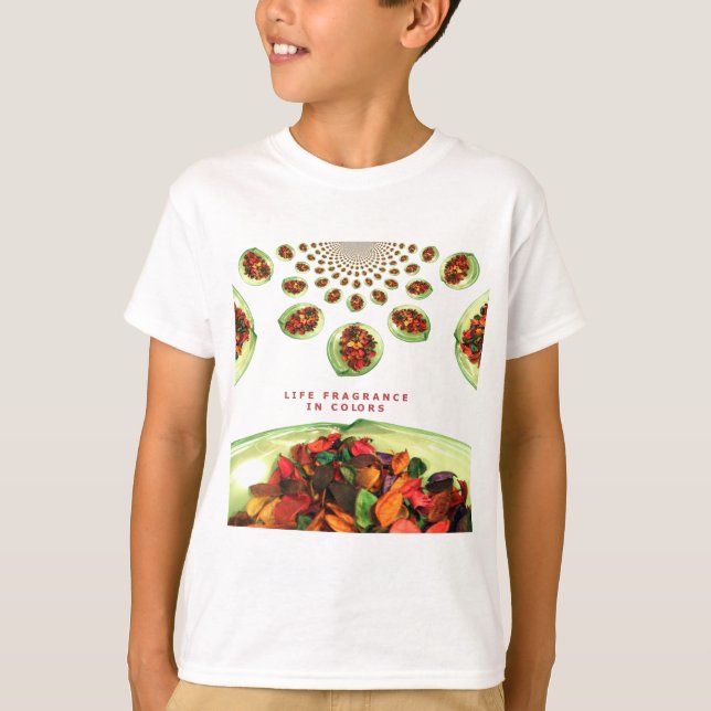 T-shirt Parfum de vie : Potpourri message inspirant (Devant)