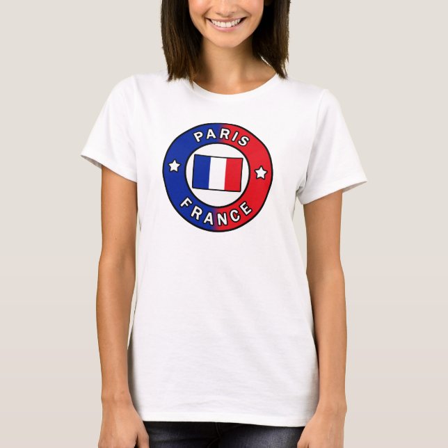 T-shirt Paris France (Devant)