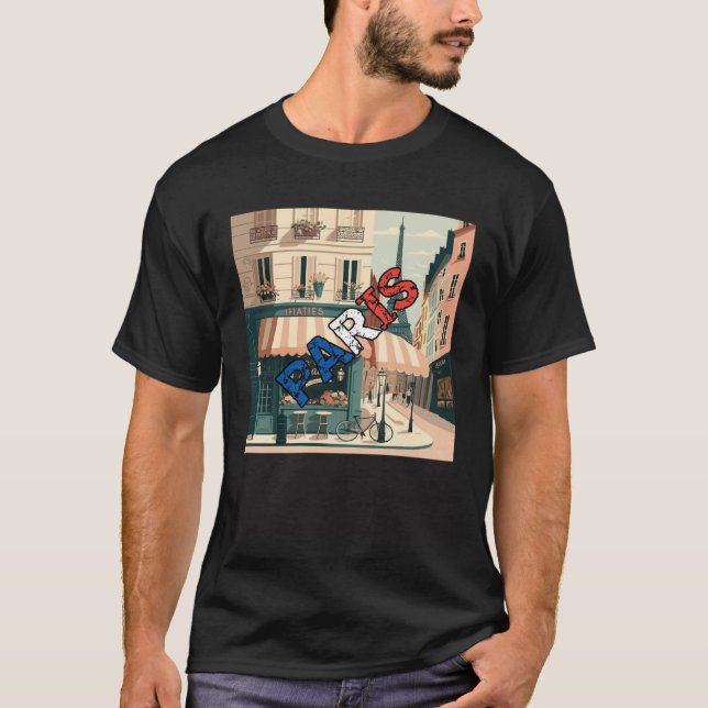 T-shirt Paris France (Devant)