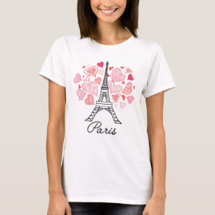 T-shirt Paris, France Love