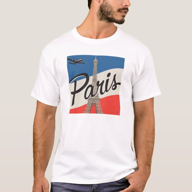T-shirt Paris France | Tour Eiffel (Devant)