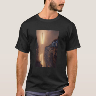 T-shirt Paris Gothique Ville Dark Academia Goth Imaginaire