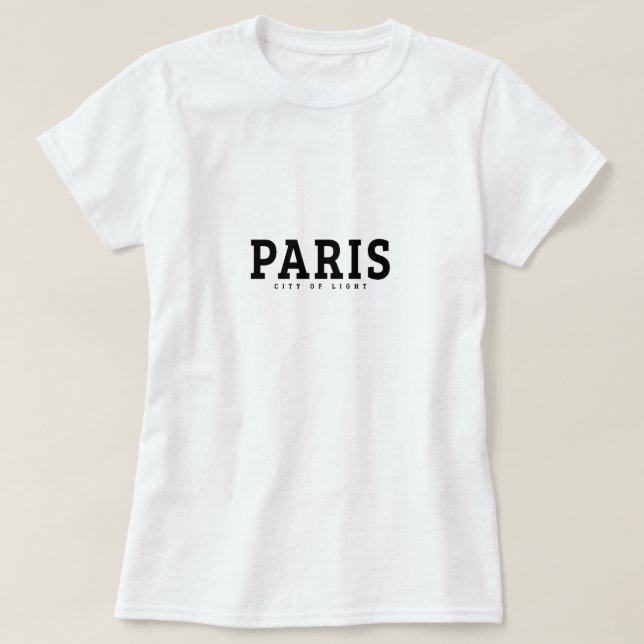 T-shirt Paris - Ville lumière (Design devant)