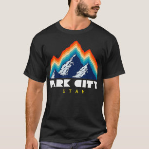 T-shirt Park City Utah USA Ski Resort 1980s Retro 1