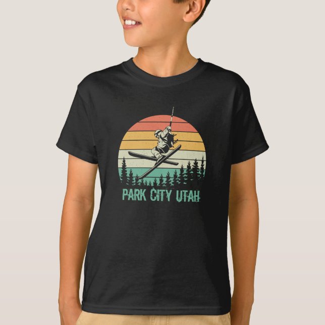 T-shirt Park city Utah vintage (Devant)