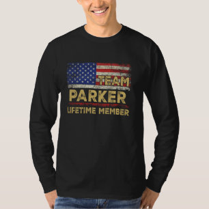 T-shirt Parker Nom de famille Shirt Team Parker Membre à v