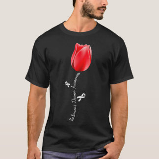 T-shirt Parkinson Maladie Tulipe Avril Mois T Sh