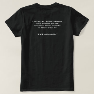 T-shirt Parkinson ne me vaincra pas 