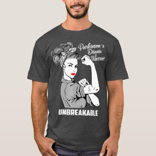 T-shirt Parkinsons Maladie Guerrier Incassable