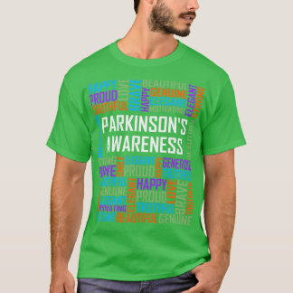 T-shirt Parkinsons Maladie Mots