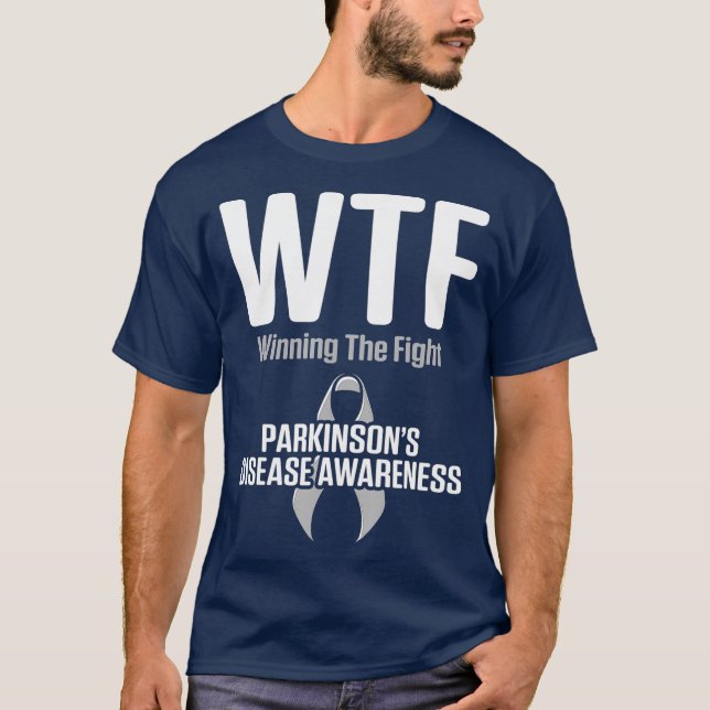 T-shirt Parkinsons Maladie Sensibilisation victoire combat (Devant)