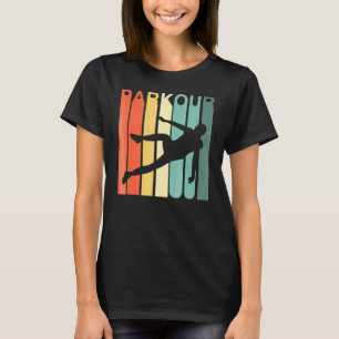 T-shirt Parkour Free Running Training Traceur Retro Boys M
