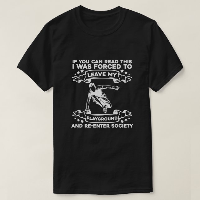 T-shirt Parkour Freerunning Free Running 45 (Design devant)