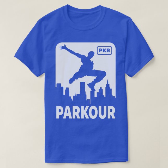 T-SHIRT PARKOUR FREERUNNING TRACEUR 1 (Design devant)