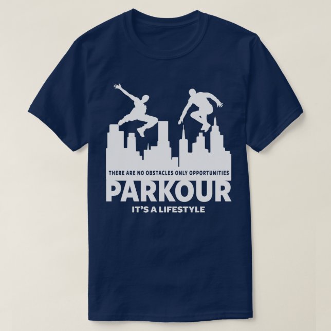 T-SHIRT PARKOUR FREERUNNING TRACEUR 2 (Design devant)