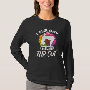 T-shirt Parkour Freerunning Traceur Athlète Backflip I Fli